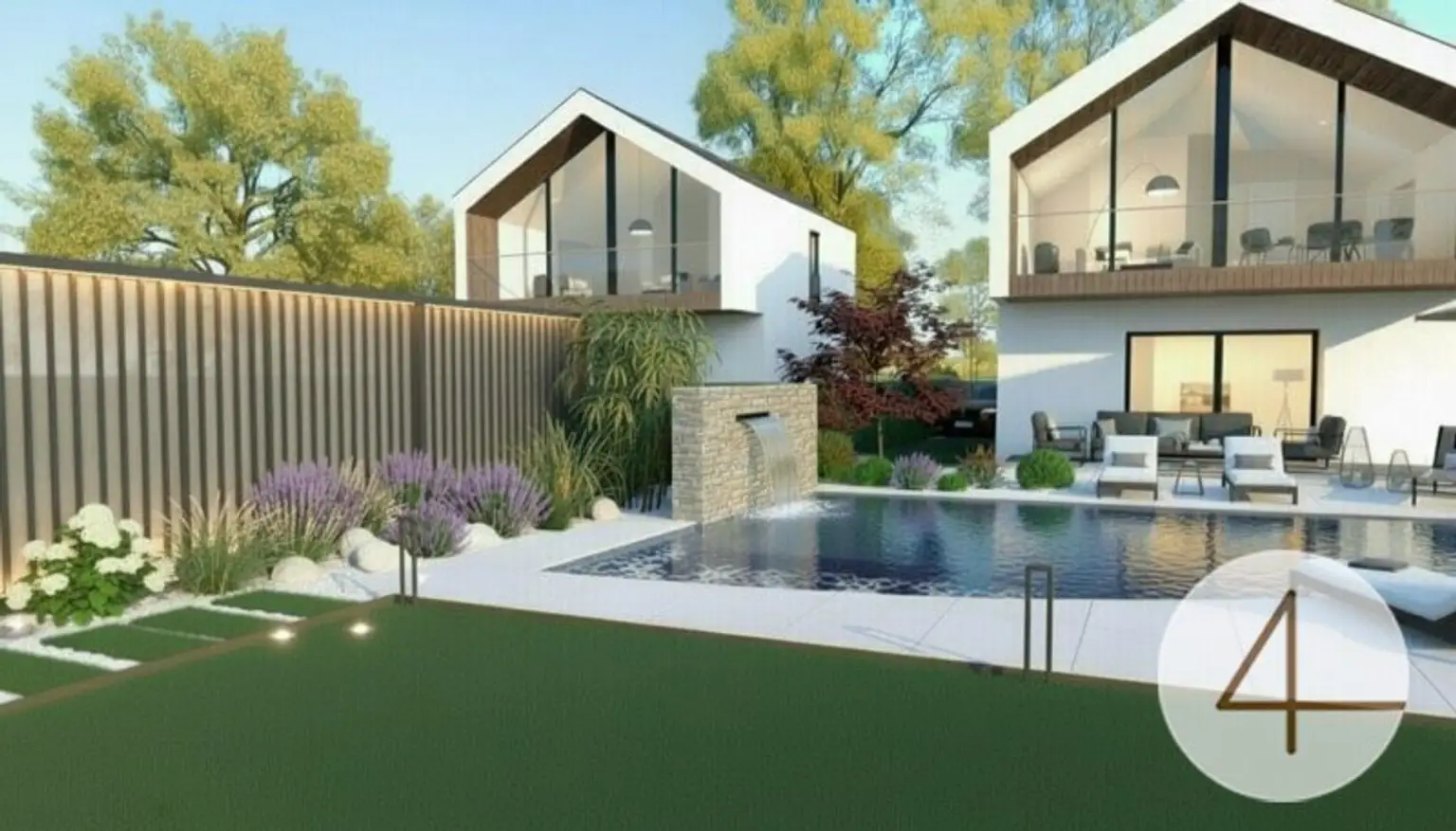 Wohnen wie im Urlaub - Stilvolles Einfamilienhaus im modernen Chalet-Stil