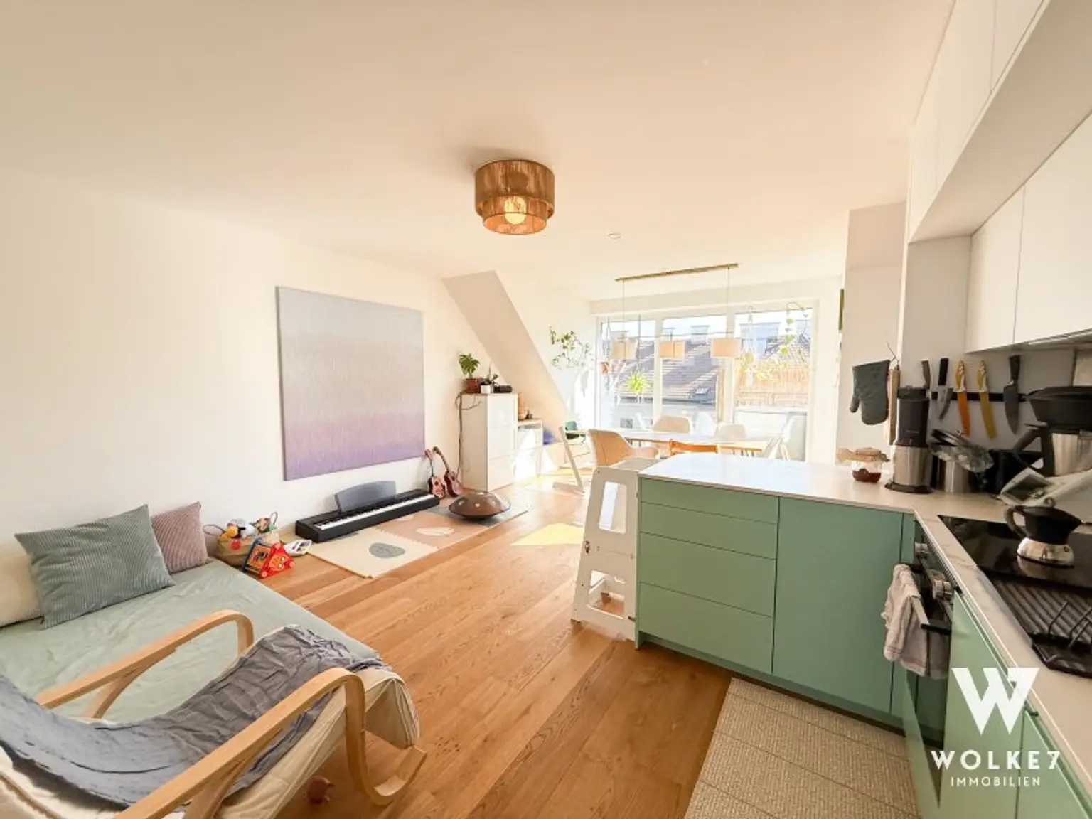 Exklusive Dachgeschosswohnung mit Klimaanlage, sonniger Terrasse & Balkon – Wohnen über den Dächern Wiens