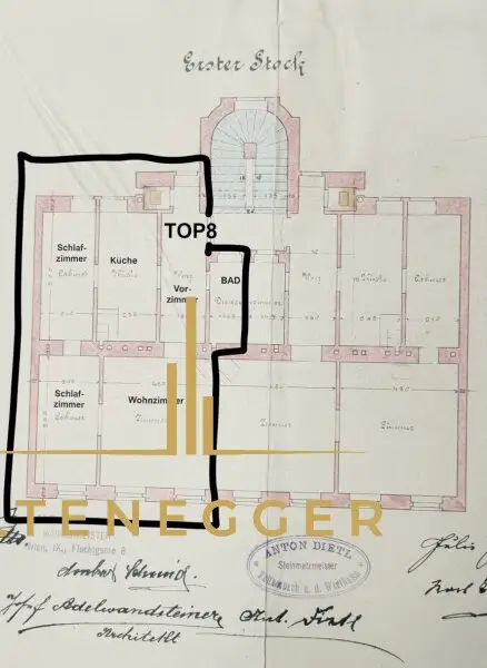 3-Zimmer Altbauwohnung im Herzen des 9. Bezirk