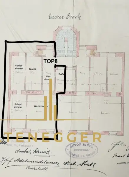 3-Zimmer Altbauwohnung im Herzen des 9. Bezirk