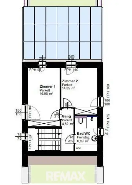 Grundriss 2. Obergeschoss