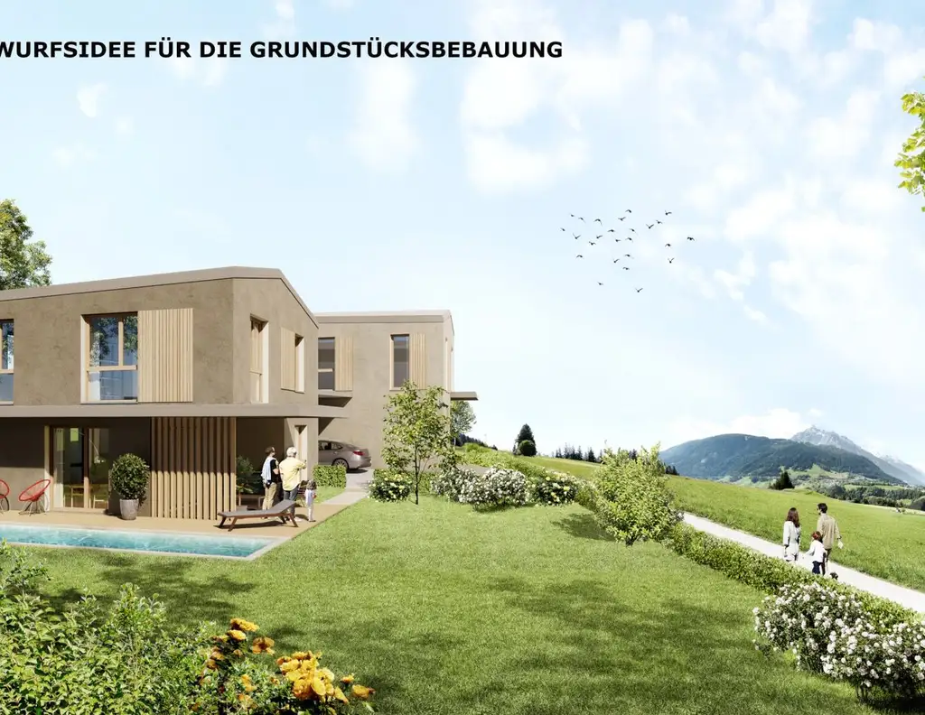 Baugrundstück mit beeindruckendem Gletscherblick in Patsch