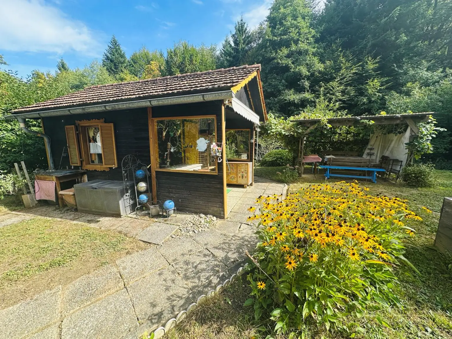 Idyllisches kleines Ferienhaus in Grünruhelage nahe Gleisdorf