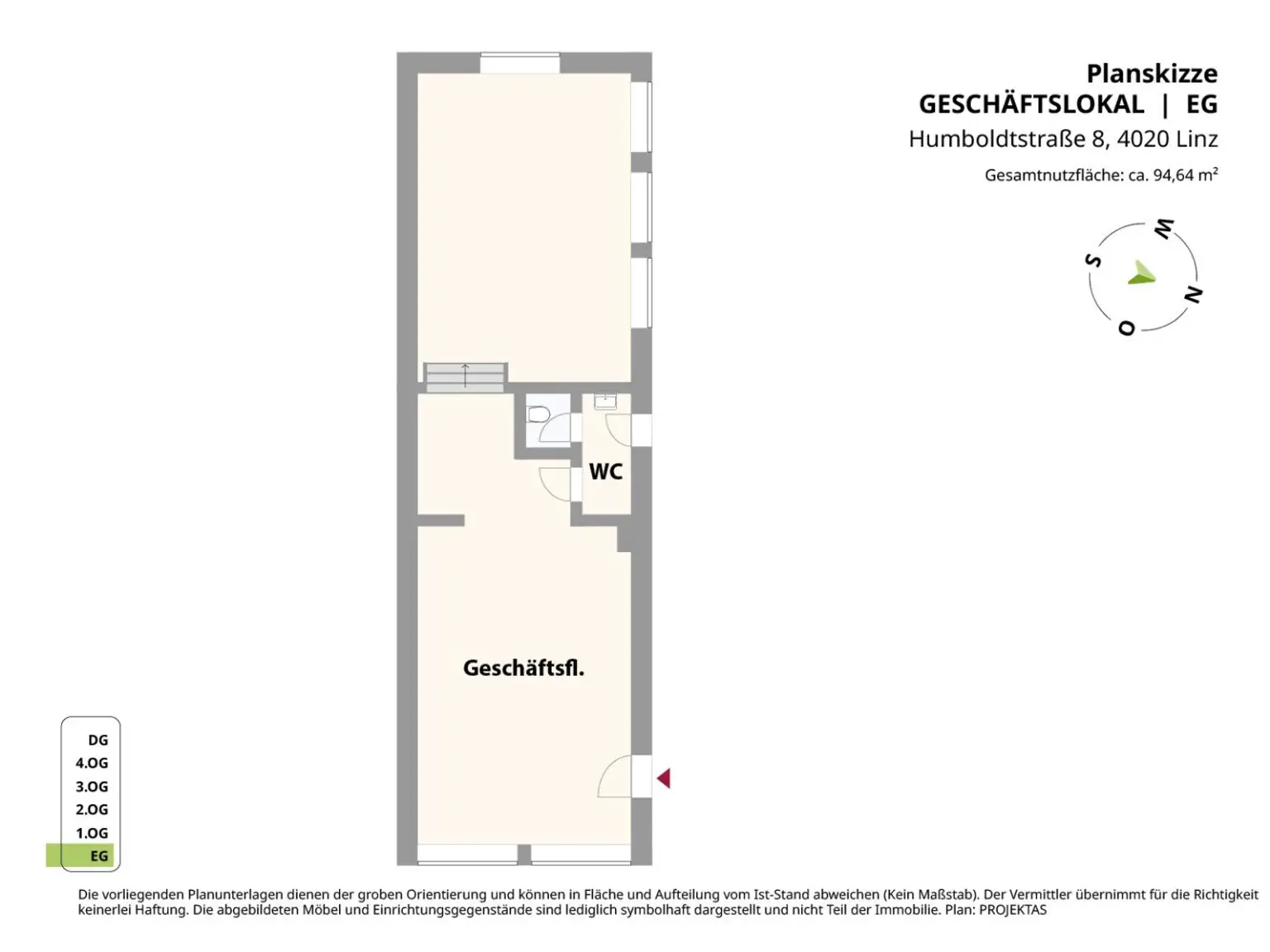 Geschäftslokal mit grossem Schaufenster Nähe Hessenplatz zu verkaufen!