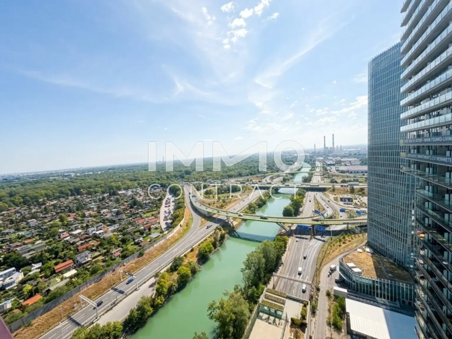 Ausblick Donaukanal abwärts
