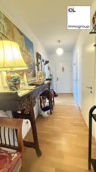 Beautiful and furnished 107 m² 4 room apartment with terracce for rent in 1210 Vienna located directly at the Obere Alte Donau!