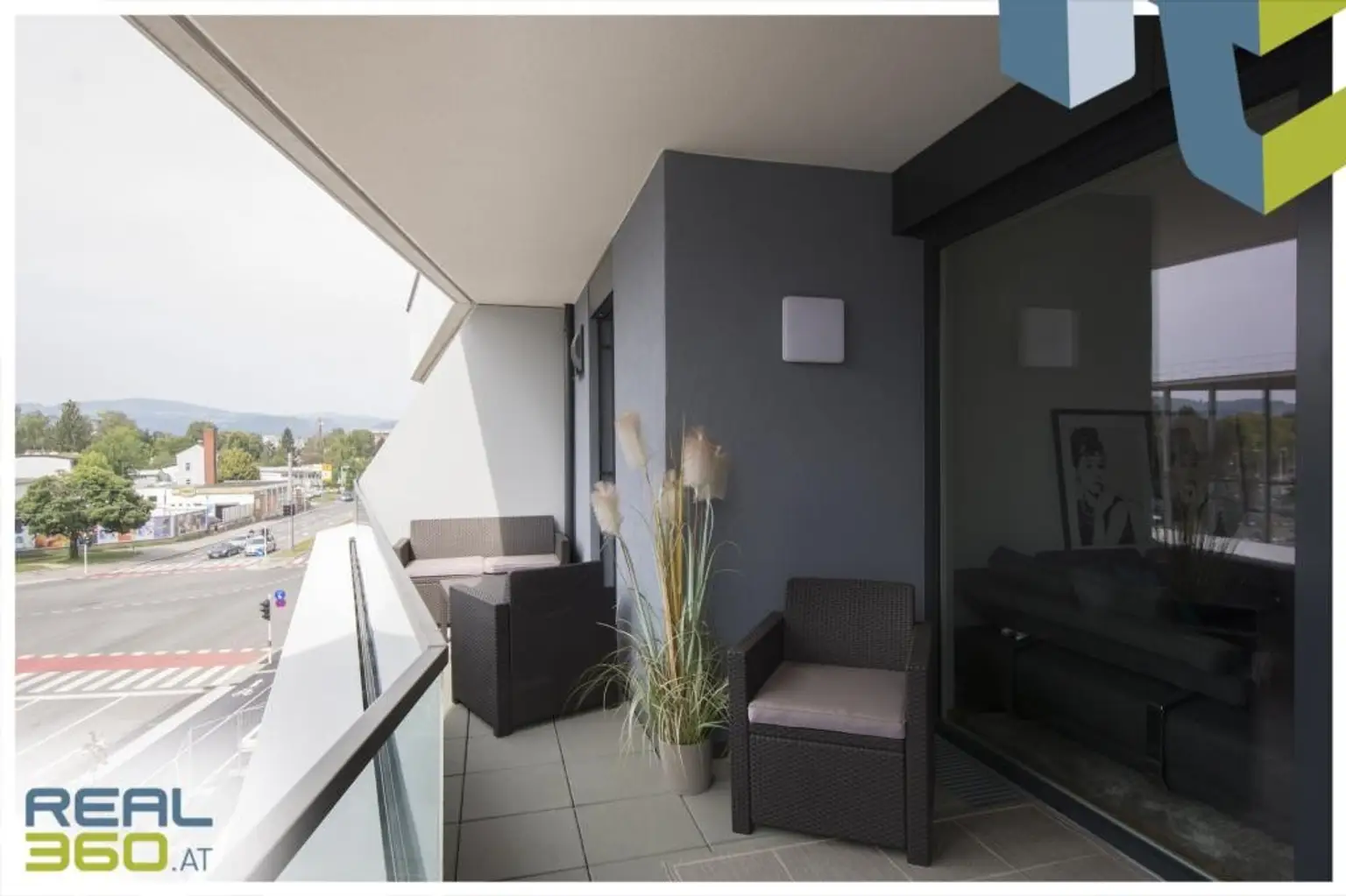LENAUTERRASSEN  - Moderne 2-Zimmer-Wohnung mit riesigem Balkon in der Lenauterrassen zu vermieten! PROVISIONSFREI für den Mieter!