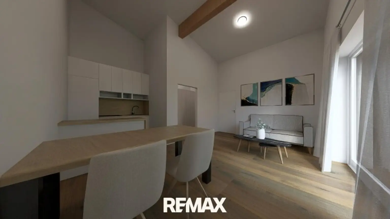 Grafik Wohn-Essbereich