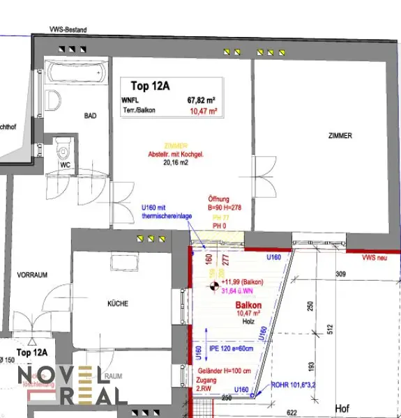 Wunderschöne  2,5-Zimmer-Wohnung! Ausgezeichnete Lage!