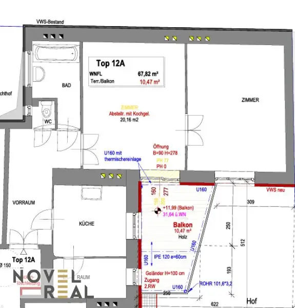 Wunderschöne  2,5-Zimmer-Wohnung! Ausgezeichnete Lage!