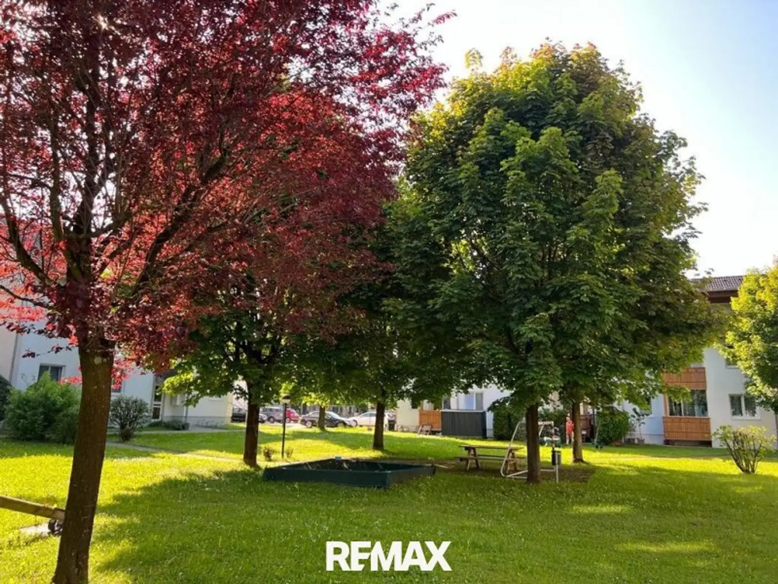 Blick in den schönen Gemeinschaftsgarten