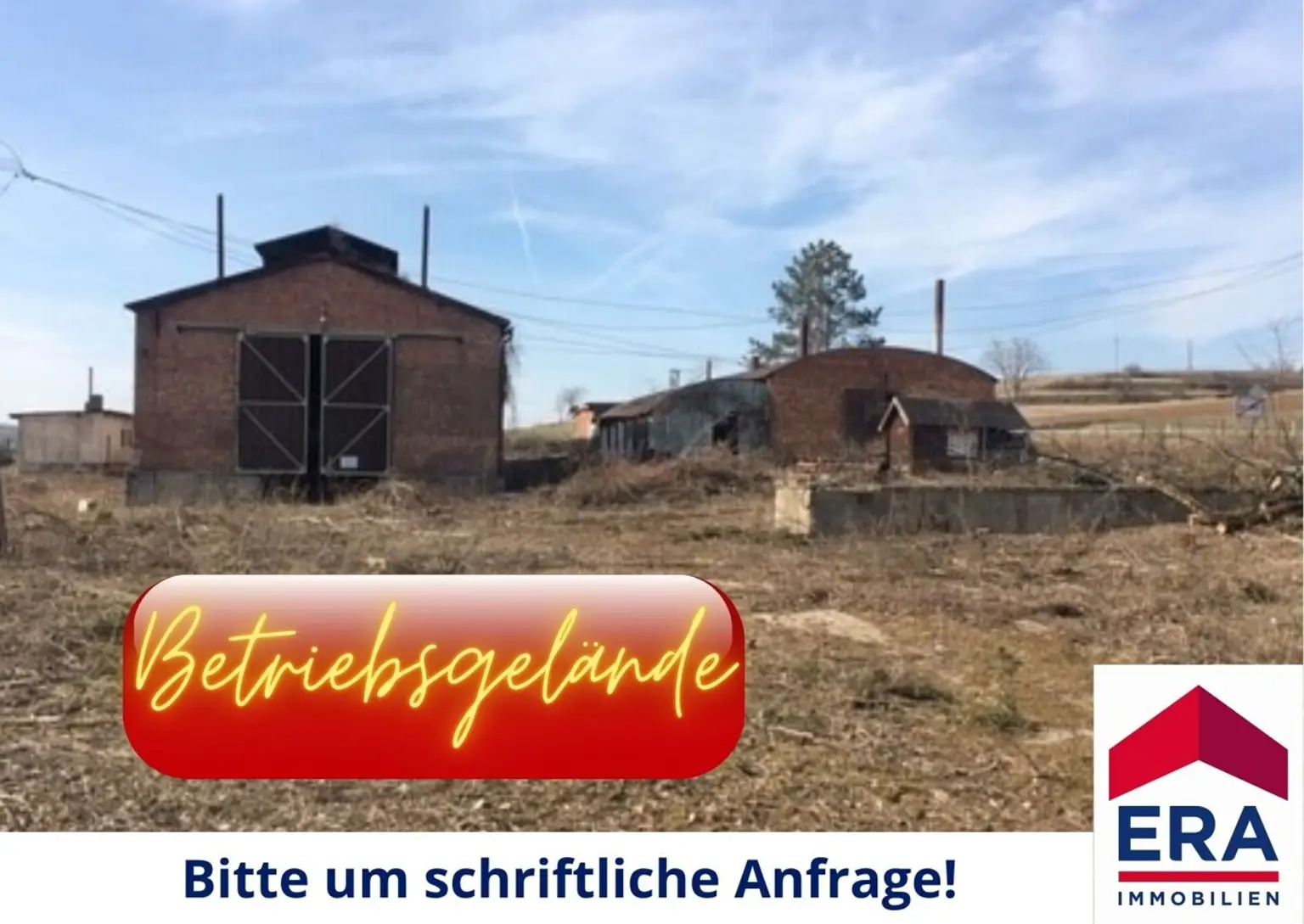 MIETE in Dobermannsdorf: Betriebsgelände mit drei vielseitig nutzbaren Hallen