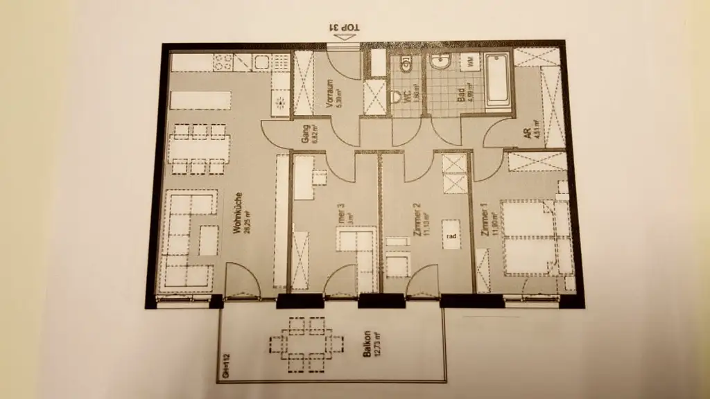 Optimal geschnittene 4-Zimmer-Wohnung in bester Lage von Floridsdorf