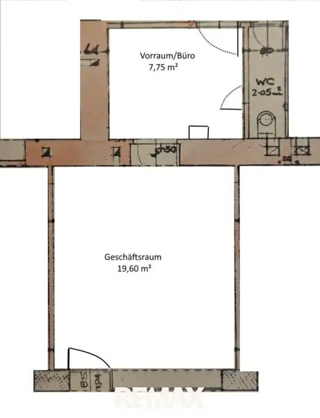 03. Gewerbeobjekt 1040 Wien - Grundriss