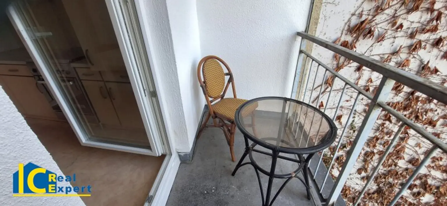 Sitzplatz auf der Loggia