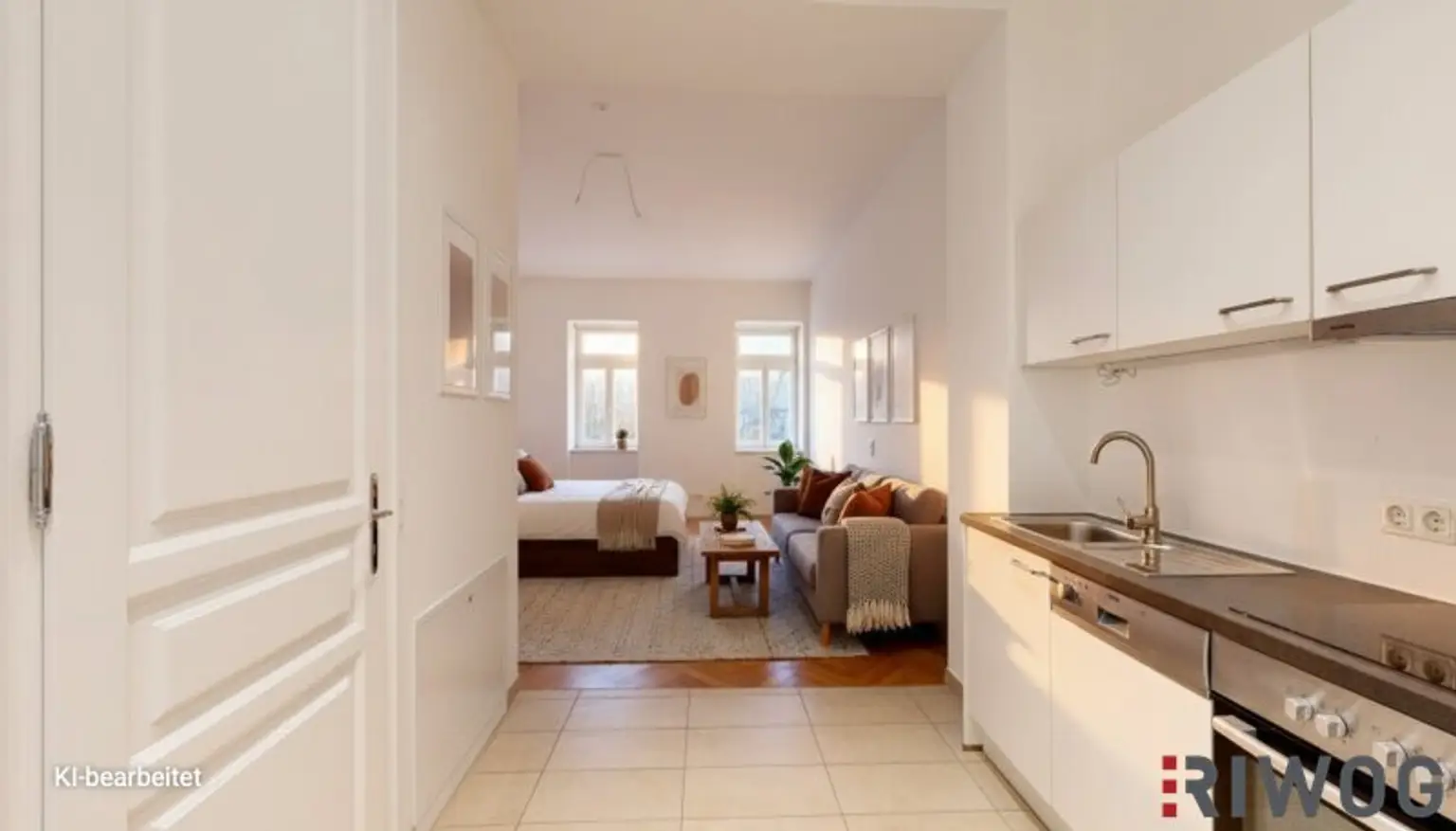 Wohnküche KI-Bearbeitet