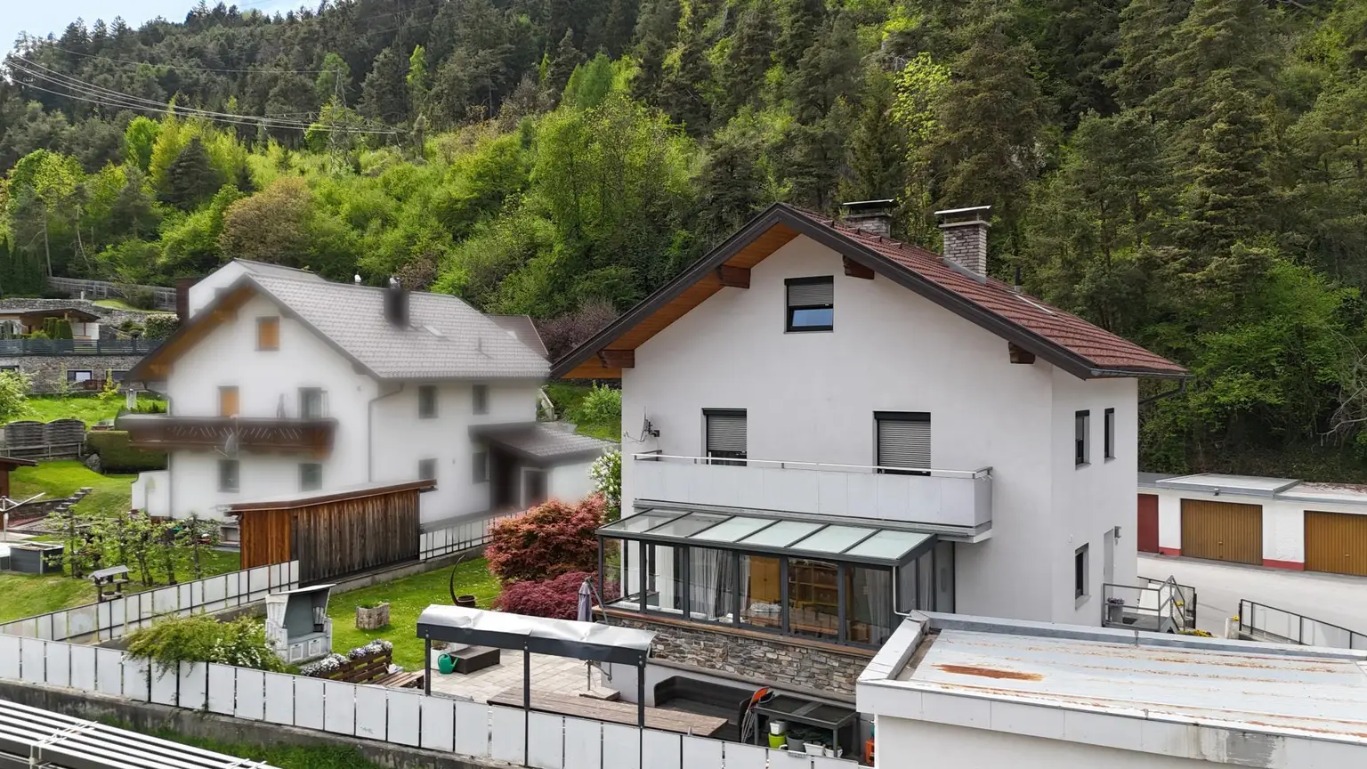 Landeck - Haus - Drohnenansicht