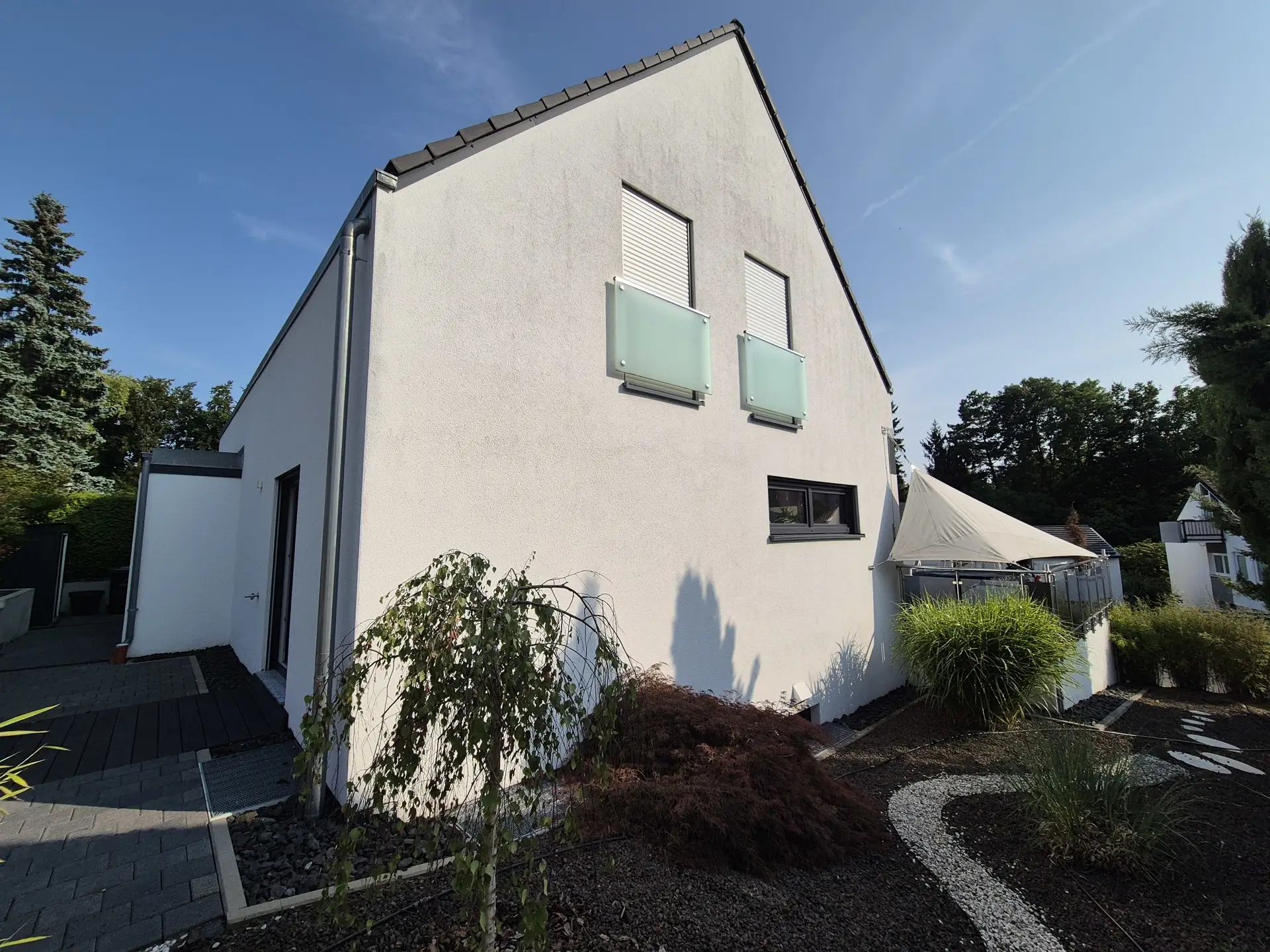 Haus Gartenseite Ansicht 1