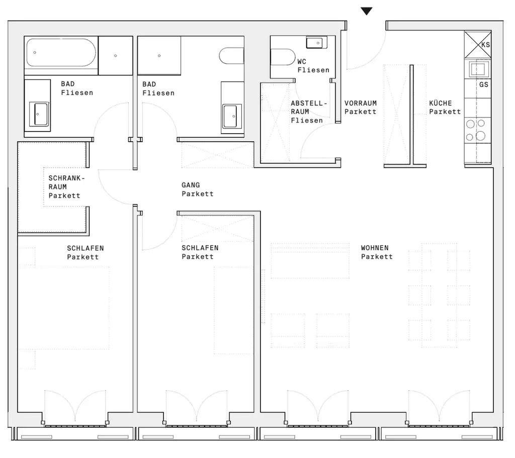 DC-FLATS: High-End-Apartment bei der UNO-City!! ERSTBEZUG!!