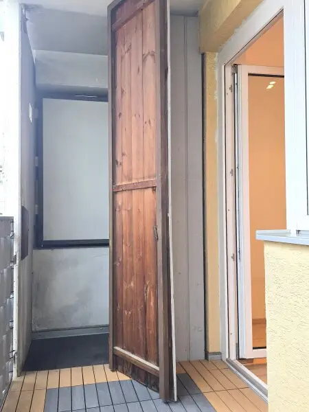 Innenansicht Abstellraum am Balkon