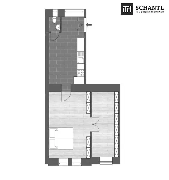 Balkon kommt! – Diese 2-Zimmer-Rarität hat alles: Charme, Licht & Potenzial!
