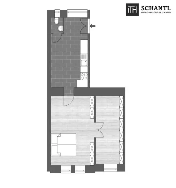 Balkon kommt! – Diese 2-Zimmer-Rarität hat alles: Charme, Licht & Potenzial!