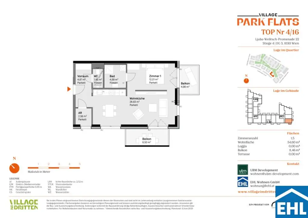 Ruheoase im Stadtviertel: Entdecken Sie die PARK FLATS