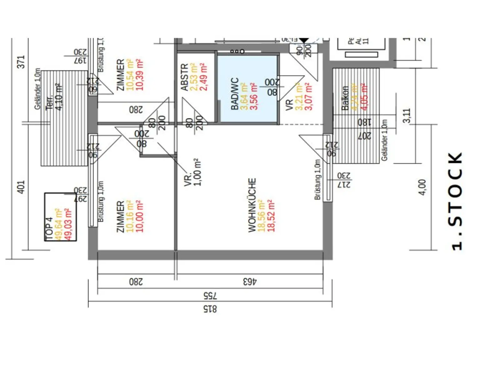 ++NEU++ Fantastischer 3-Zimmer Neubauwohnung mit zwei Balkonen, Ruhelage im Hof!
