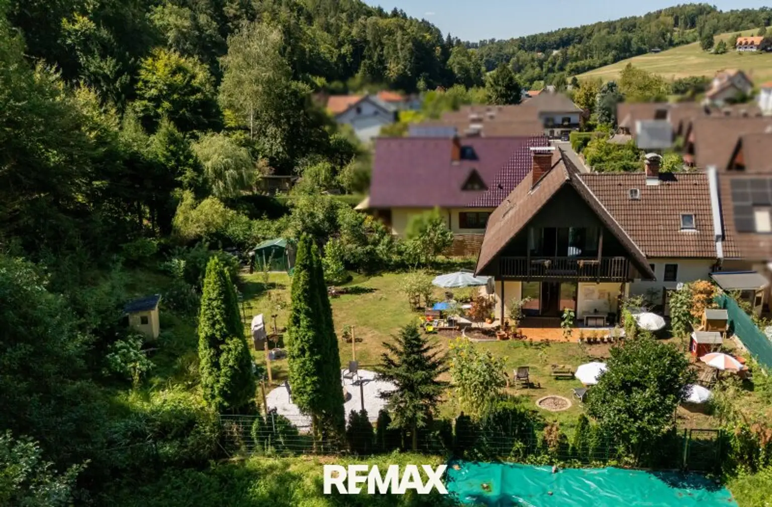 Gartenansicht aus Osten