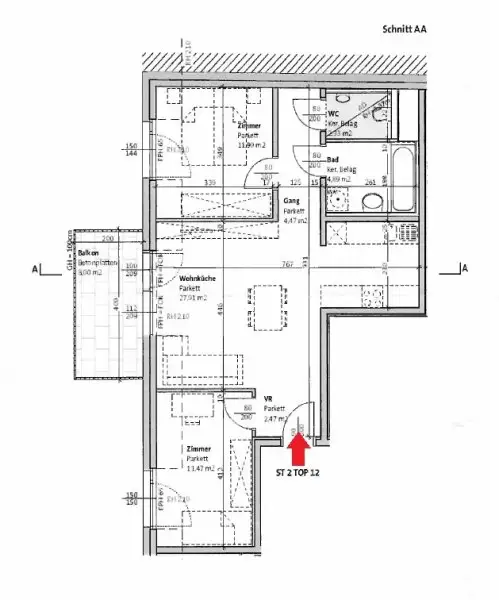 Neuwertige Wohnung im 1. Dachgeschoss mit Balkon in 1110 Wien – Ihr neues Zuhause!