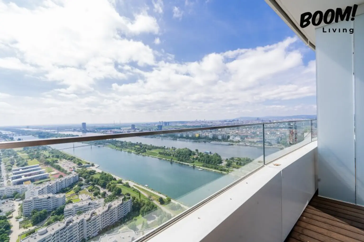 Danubeflats – Österreichs höchstes Wohnhochhaus mit atemberaubendem Ausblick, exklusivem Spa und urbanem Luxus direkt an der Neuen Donau