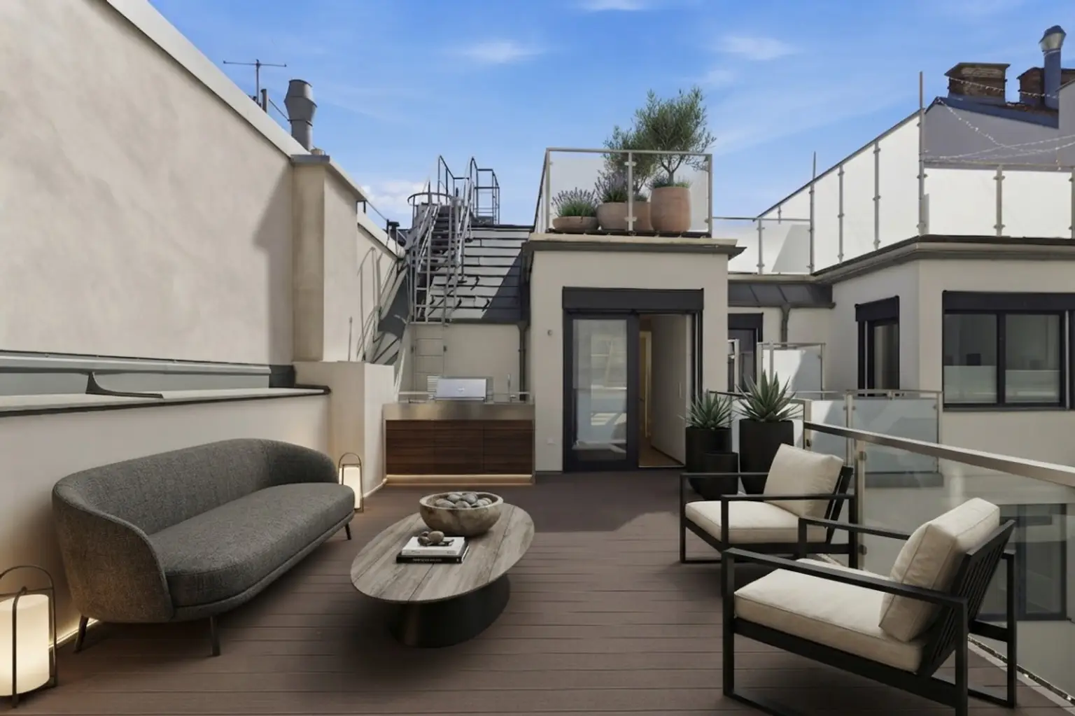 Visual Dachterrasse | EXKLUSIVE DG Maisonette ++ mit ZWEI TERRASSEN | Prima Service Immobilien