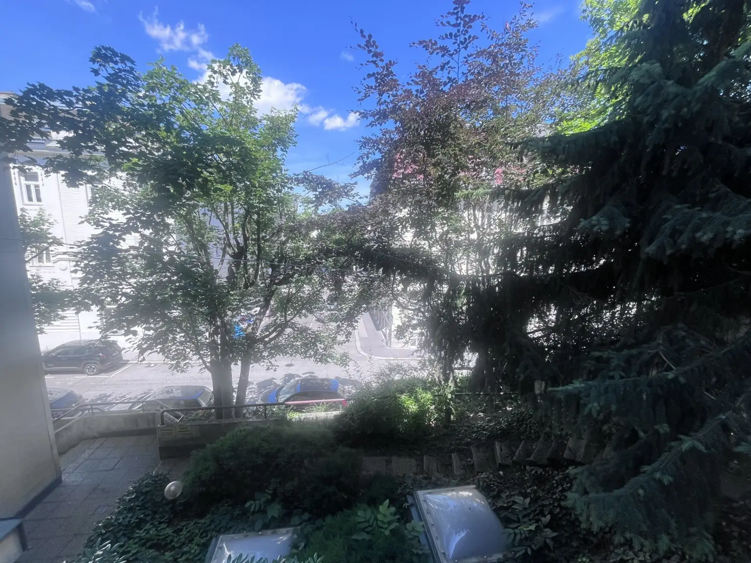 Blick Schlafzimmer