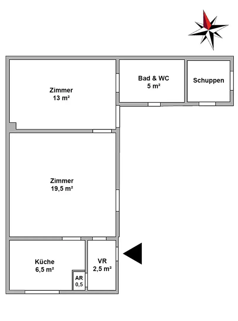 Grundriss Nebengebäude