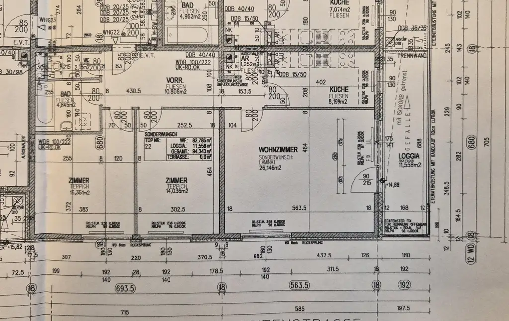 Gepflegte Familienwohnung Nähe U 1 Altes Landgut