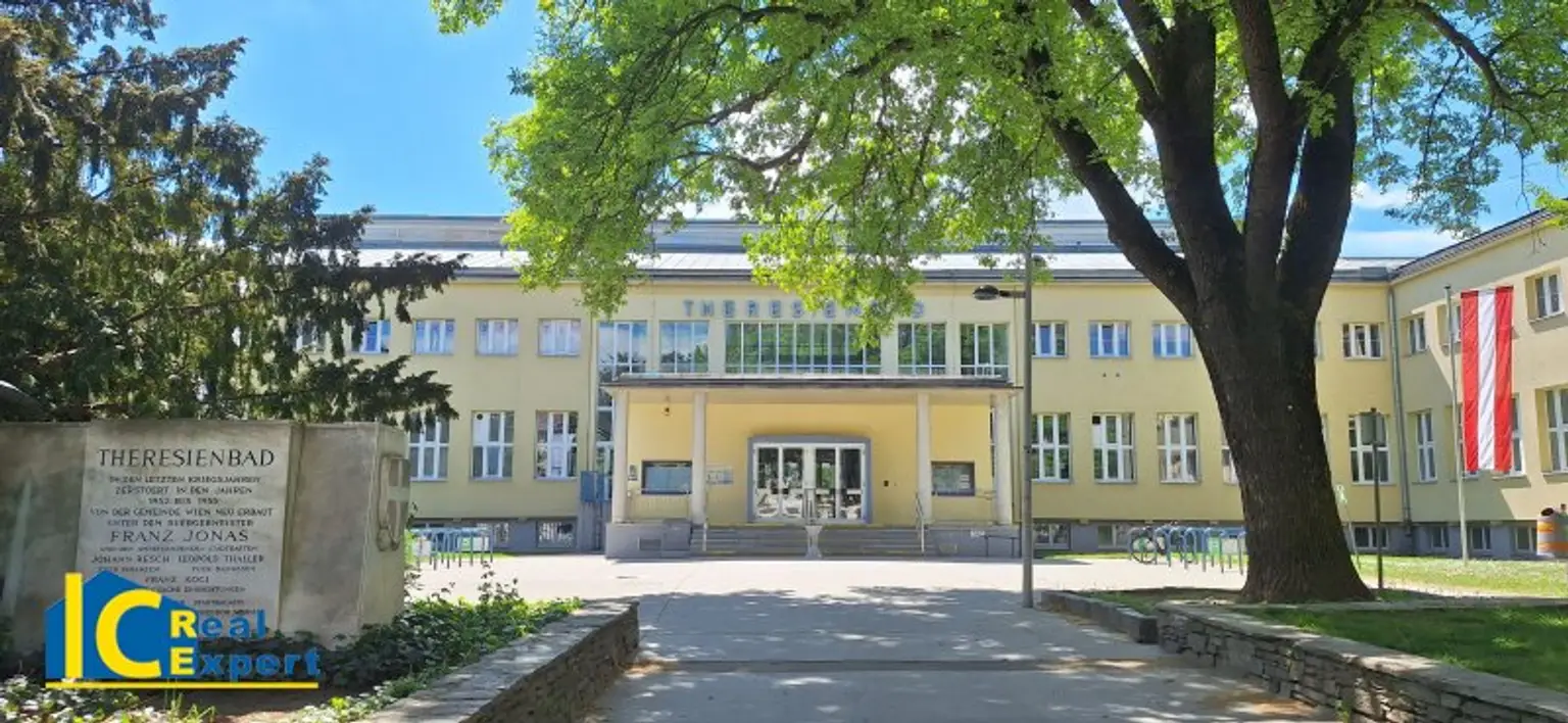 Theresienbad in wenigen Minuten zu Fuß erreichbar