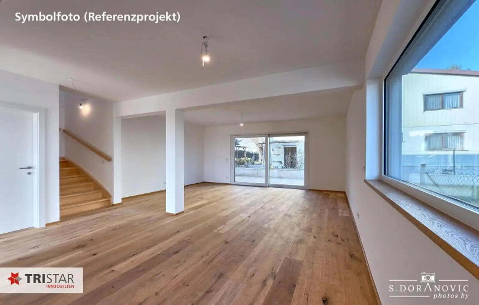 NEU • FAMILIENTRAUM • 4 HÄUSER • GARTEN • TERRASSE • PKW-STELLPLÄTZE • NÄHE LOBAU • LUFTWÄRMEPUMPE • 1220 WIEN