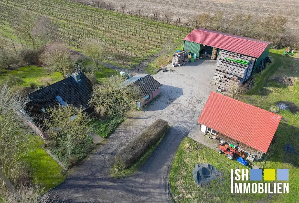 Großenwörden - Biodynamischer Obsthof mit Wohnhaus als Komplettpaket