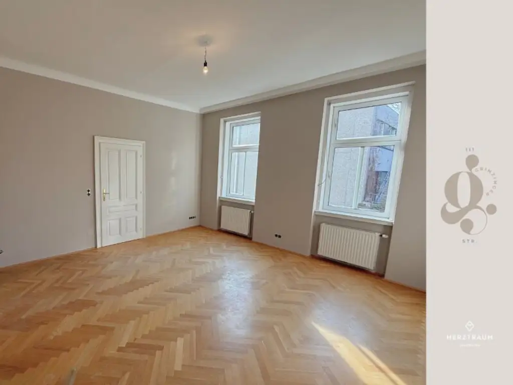 Wiener Altbaucharme mit Grünblick – Harmonische 64 m² Altbauwohnung im 19. Bezirk – PROVISIONSFREI