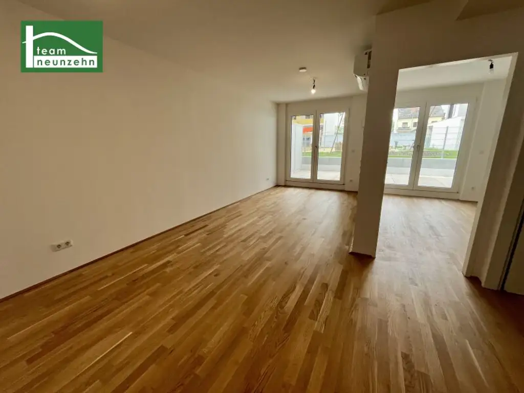 Ruhig und dennoch zentral! Top Anbindung an die U Bahn Kagran. Hochwertige Neubau-Erstbezugswohnungen.