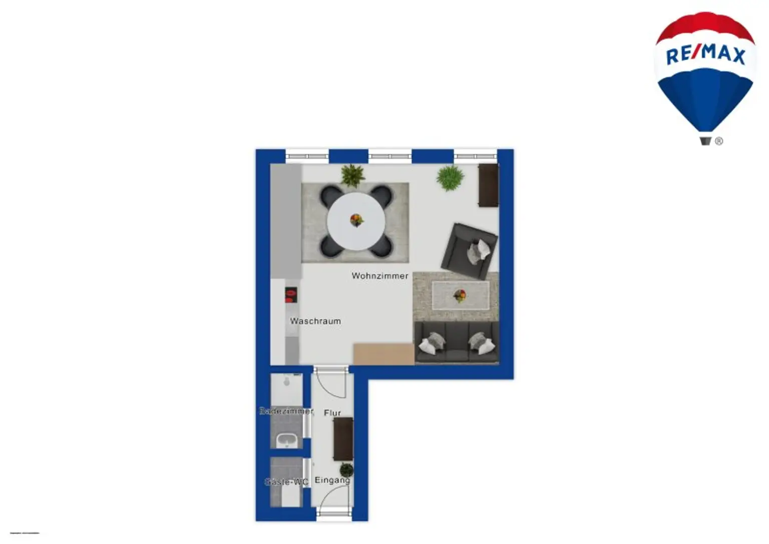 Süsse Single-Wohnung Nähe Kolonitzplatz