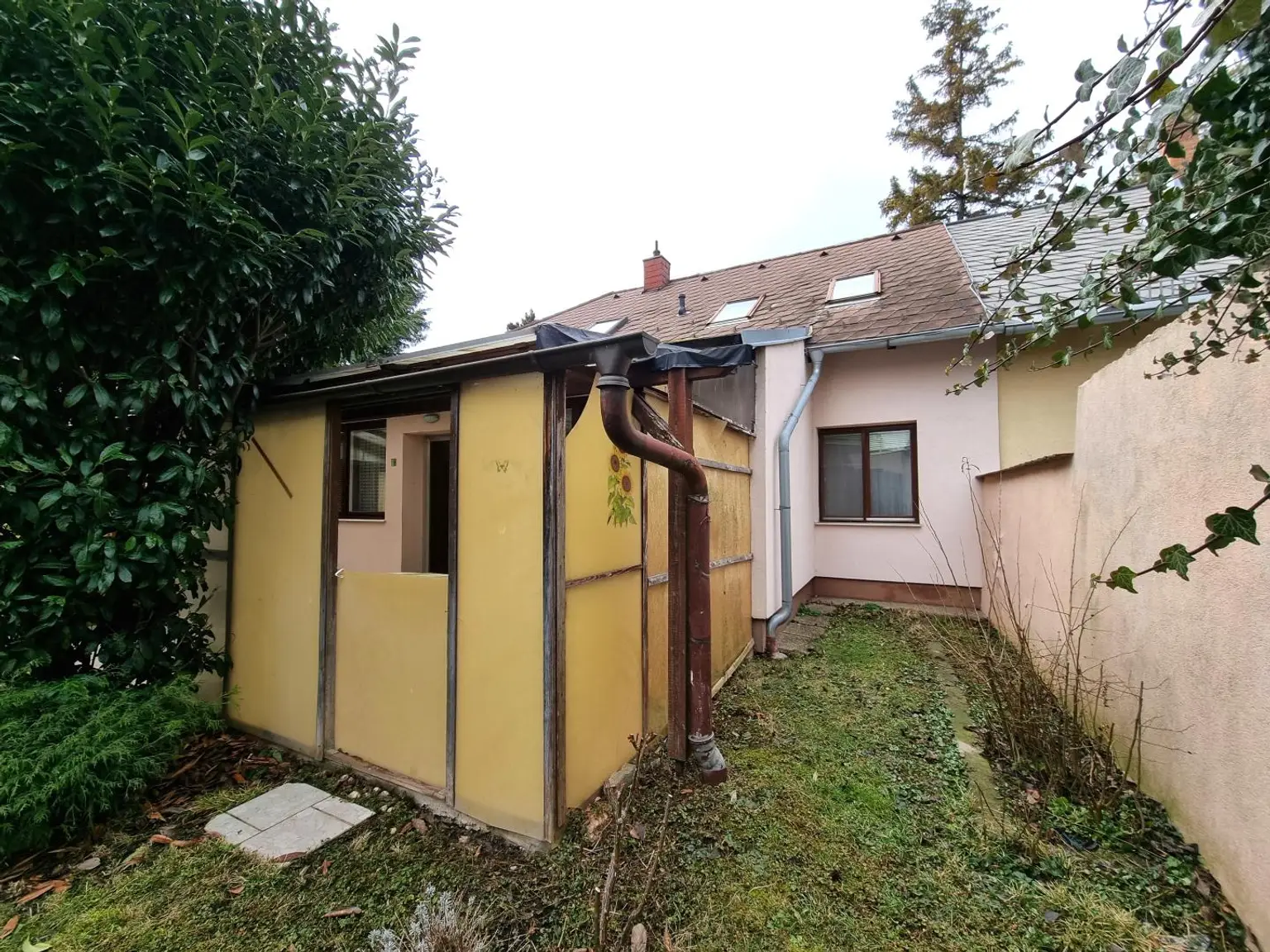 Ansicht Terasse Windfang