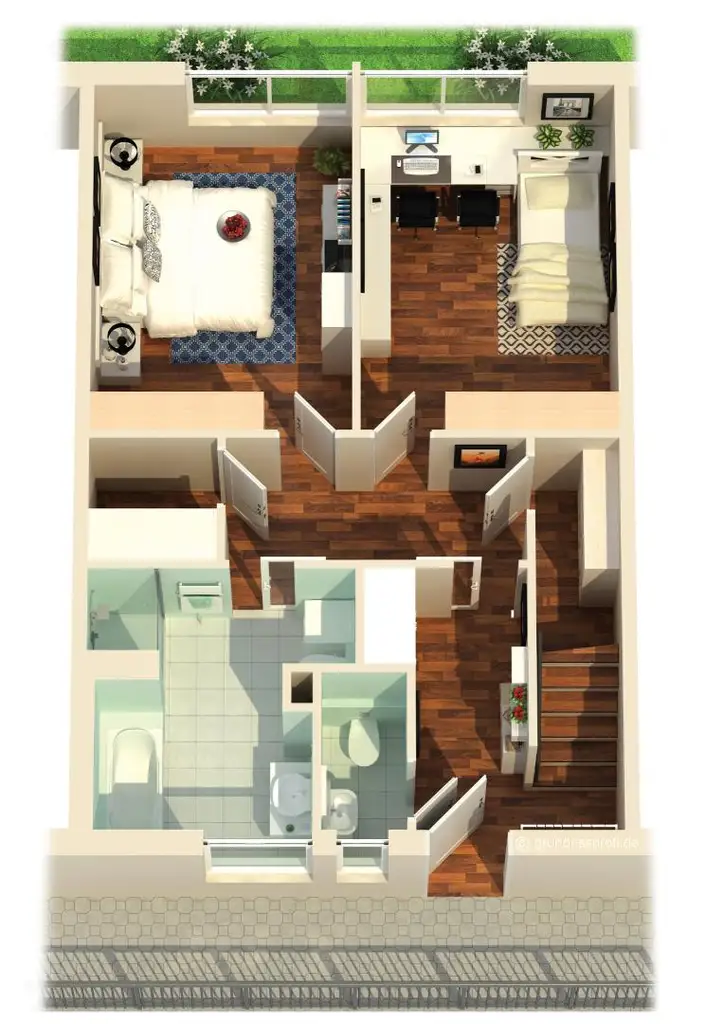 Familientraum! 3-Zimmer Maisonette Wohnung in toller Lage
