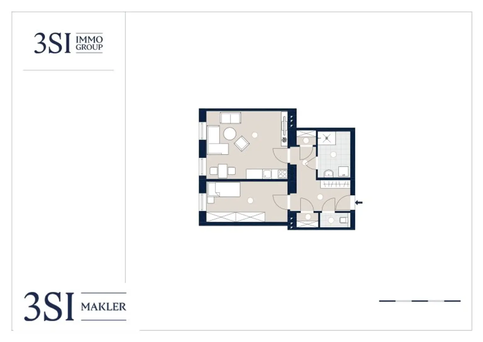 Erstklassig – 2-Zimmer-Erstbezug im stilvollen Altbau