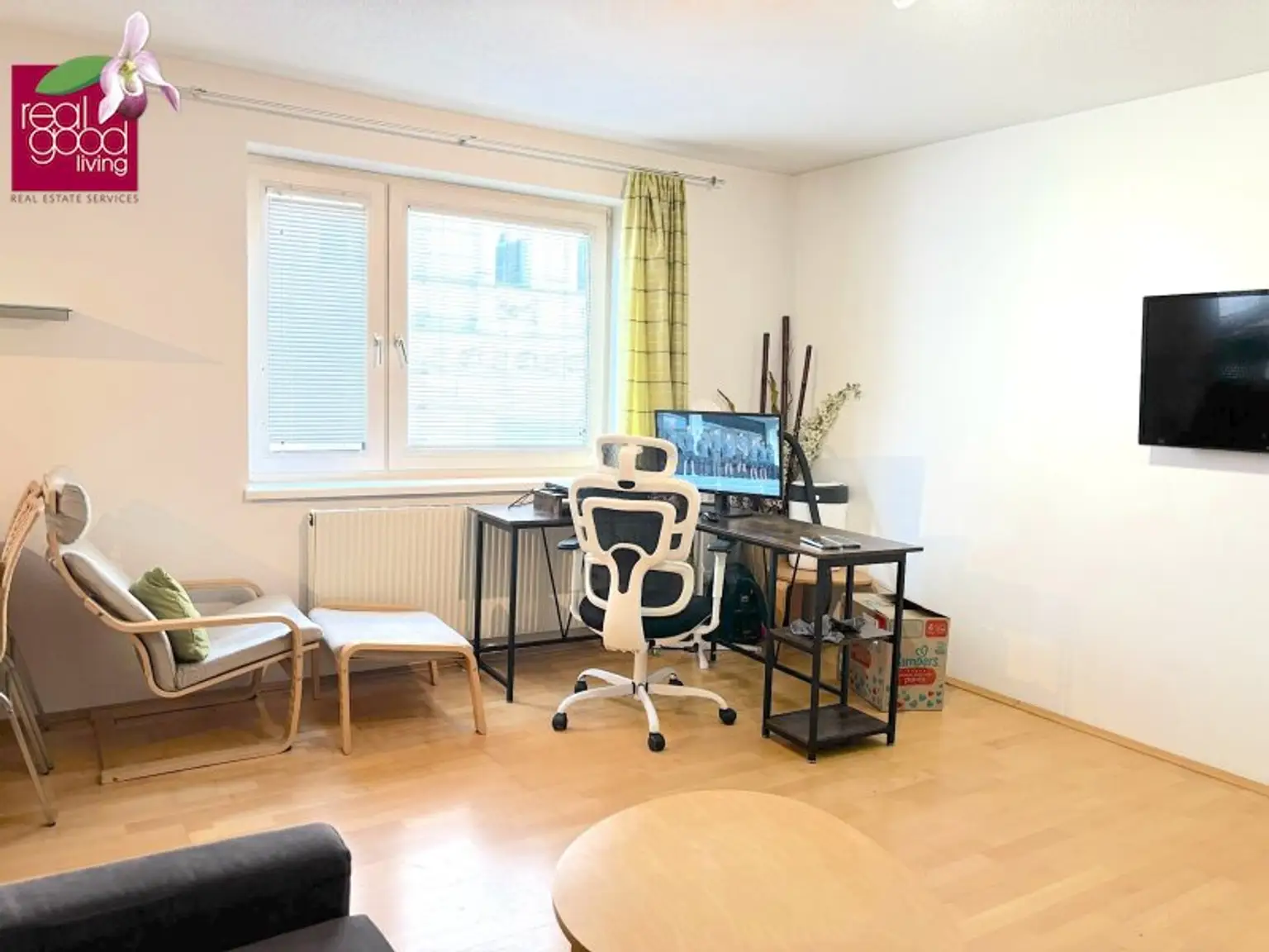 2‑Zimmer‑Wohnung mit Loggia beim Westbahnhof – ruhige Innenhoflage, voll möbliert