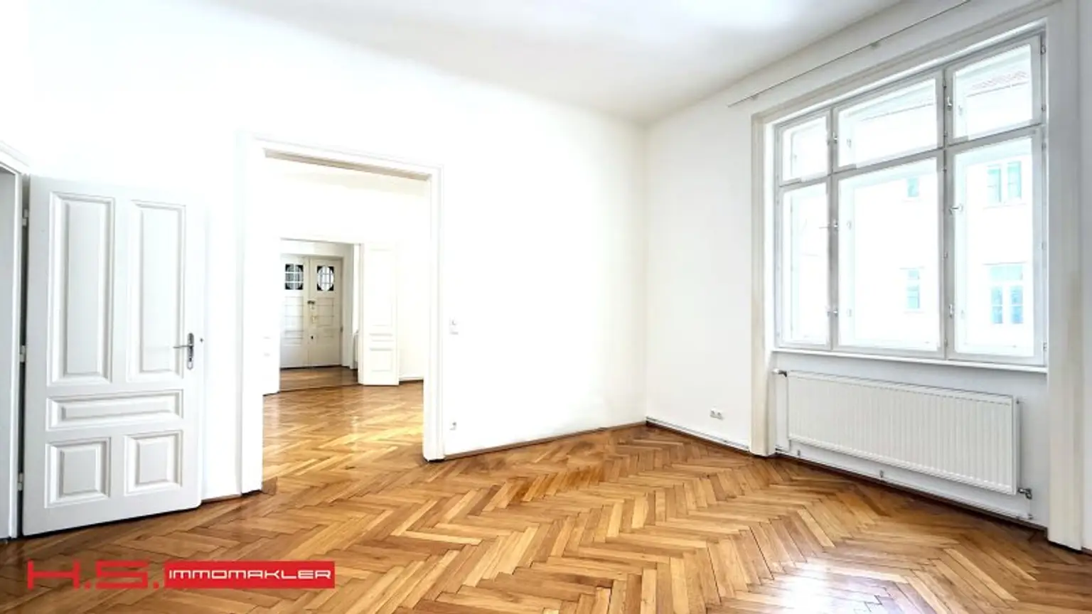 GRÜNDERZEITJUWEL - STILWOHNUNG IN SUPERLAGE - PERFEKTER  GRUNDRISS MIT GRÜNBLICK - 3. WOHNETAGE