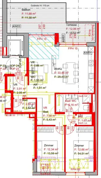 ++NEU++ Stilvolle 3-Zimmer Neubauwohnung mit Terrasse