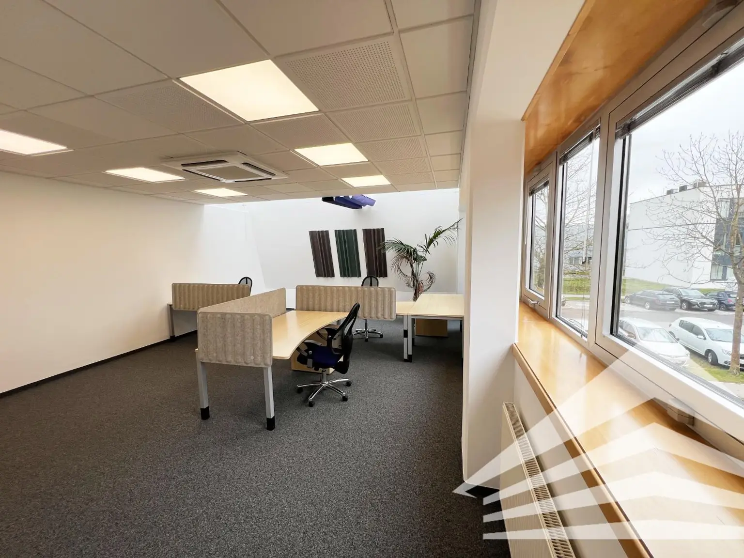 möbliertes Büroraumbeispiel ca. 35 m²