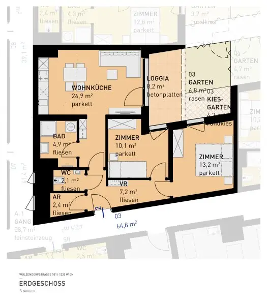PROVISIONSFREI - Aspern Flats 101 - Ihr Traum vom Eigenheim im Grünen