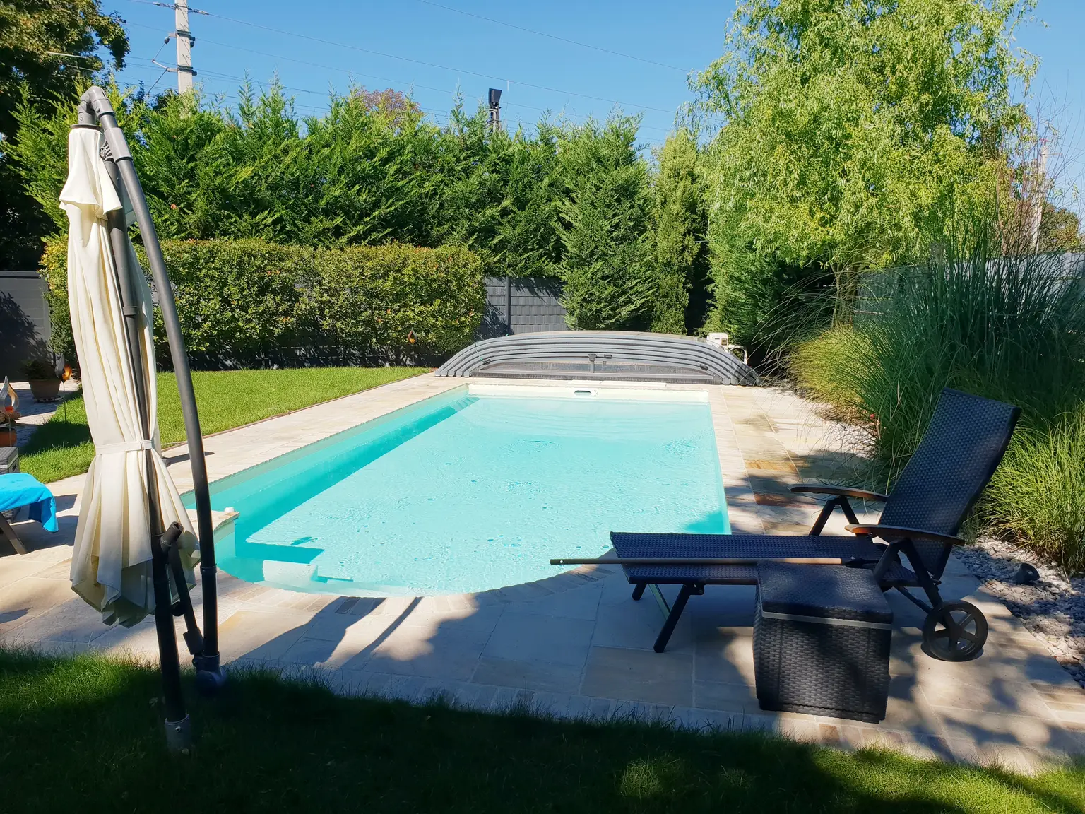 Oase!! - Bungalow mit Swimmingpool auf Pachtgrund!